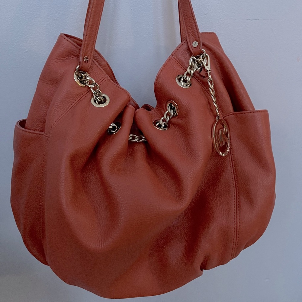 MICHAEL Kors 'Jet Set' Luggage Leather Chain tote